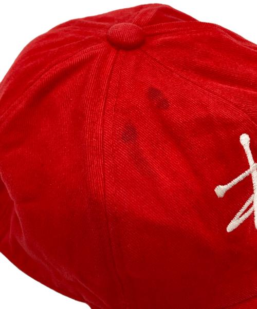 stussy（ステューシー）stussy (ステューシー) キャップ レッド サイズ:下記参照の古着・服飾アイテム