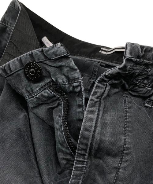 STONE ISLAND（ストーンアイランド）STONE ISLAND (ストーンアイランド) Straight-Leg Cargo Trousers ブラック サイズ:31の古着・服飾アイテム