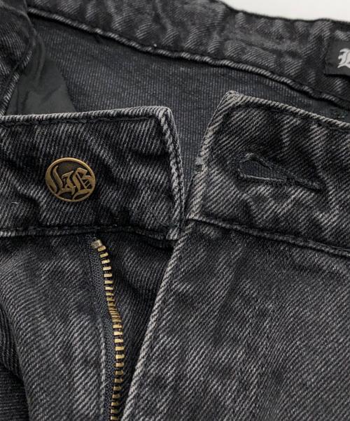 LOST BOYS（ロストボーイ）LOST BOYS (ロストボーイ) ダブルニーデニムパンツ ブラック サイズ:33の古着・服飾アイテム