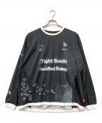 TIGHTBOOTH PRODUCTION×Sauras Beingタイトブースプロダクション×ソーラス ビーイング）の古着「L/S SOCCER JERSEY」｜ブラック