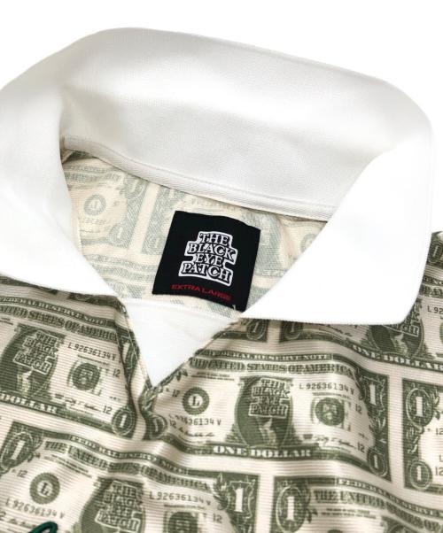 THE BLACK EYE PATCH（ブラックアイパッチ）THE BLACK EYE PATCH (ブラックアイパッチ) PATTERNED S/S GAMESHIRT 黄緑 サイズ:XLの古着・服飾アイテム