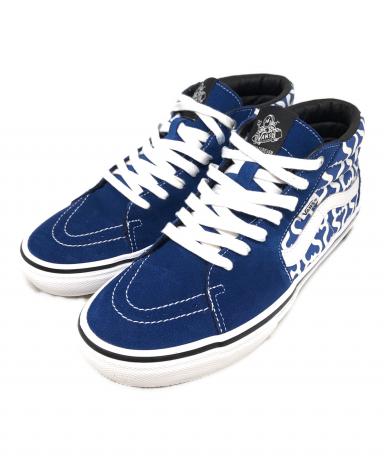 シュプリーム　バンズ　モノグラム　グロッソミッド　ブルー 中古・古着通販】VANS (バンズ) SUPREME (シュプリーム) MONOGRAM S