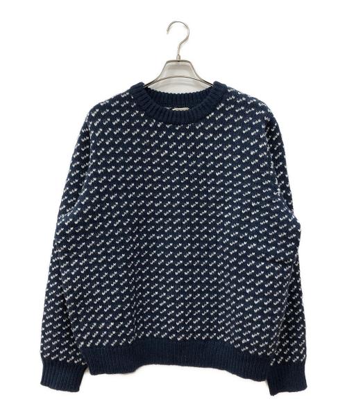 L.L.Bean（エルエルビーン）L.L.Bean (エルエルビーン) バーズアイニット ネイビー サイズ:XXL 未使用品の古着・服飾アイテム