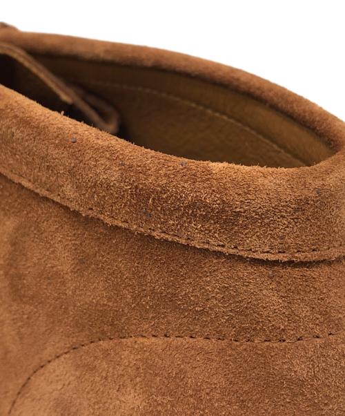 SLOW（スロウ）SLOW (スロウ) PADMORE&BARNES (パドモア&バーンズ) ワラビーブーツ ブラウン サイズ:8の古着・服飾アイテム