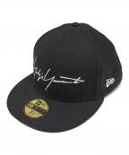 New Era×YOHJI YAMAMOTOニューエラ×ヨウジヤマモト）の古着「キャップ」｜ブラック