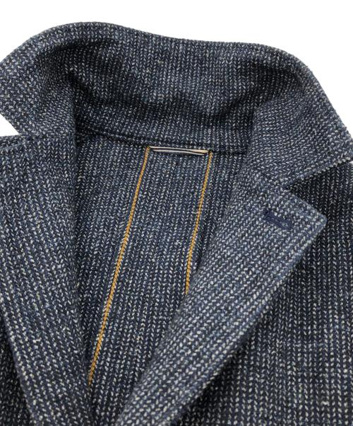 45R（フォーティファイブ・アール）45R (フォーティファイブ・アール) コットンツイードの四角ジャケット インディゴ サイズ:2の古着・服飾アイテム