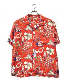 Sun Surf（サンサーフ）の古着「アロハシャツ」｜レッド
