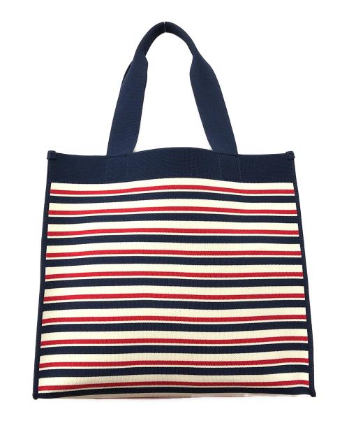 MARNI（マルニ）MARNI (マルニ) ミディアムショッピングトート ネイビー×レッド サイズ:下記参照の古着・服飾アイテム