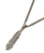 BILL WALL LEATHERビルウォールレザー）の古着「フェザーネックレス」｜シルバー