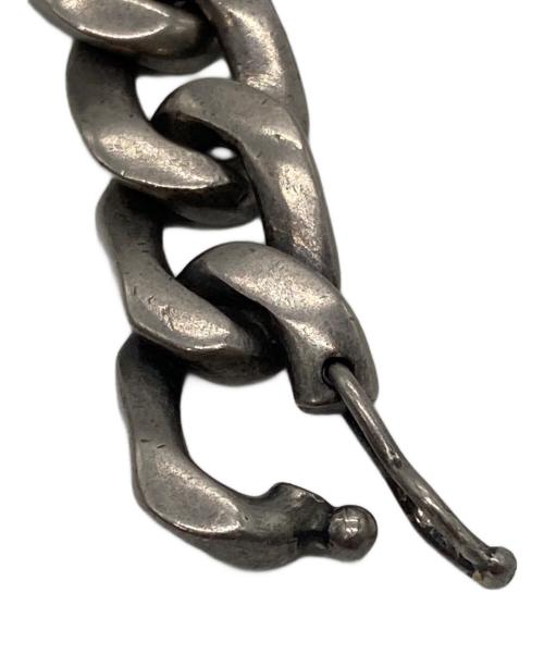 Maison Margiela（メゾンマルジェラ）Maison Margiela (メゾンマルジェラ) ID プレート チェーンブレスレット シルバーの古着・服飾アイテム