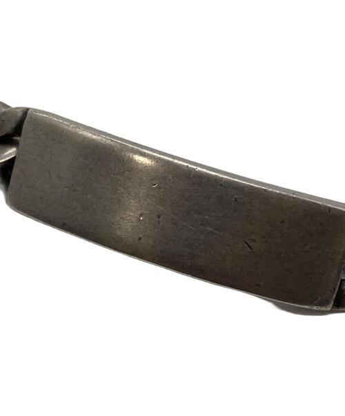 Maison Margiela（メゾンマルジェラ）Maison Margiela (メゾンマルジェラ) ID プレート チェーンブレスレット シルバーの古着・服飾アイテム