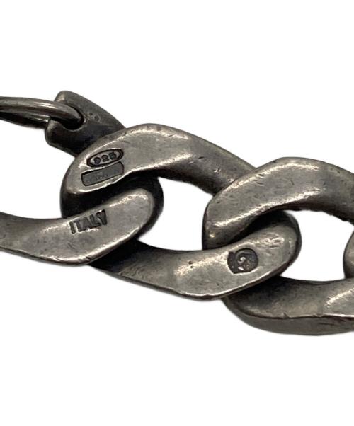 Maison Margiela（メゾンマルジェラ）Maison Margiela (メゾンマルジェラ) ID プレート チェーンブレスレット シルバーの古着・服飾アイテム