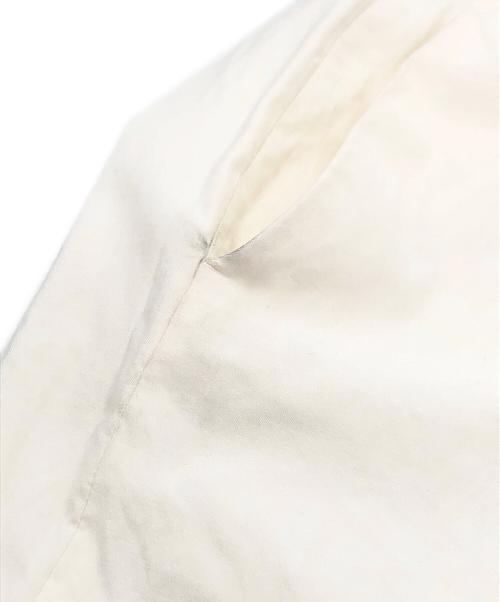 MUSE de Deuxieme Classe（ミューズ ドゥーズィエム クラス）MUSE de Deuxieme Classe (ミューズ ドゥーズィエム クラス) ストレッチツイルタックパンツ ホワイト サイズ:38の古着・服飾アイテム