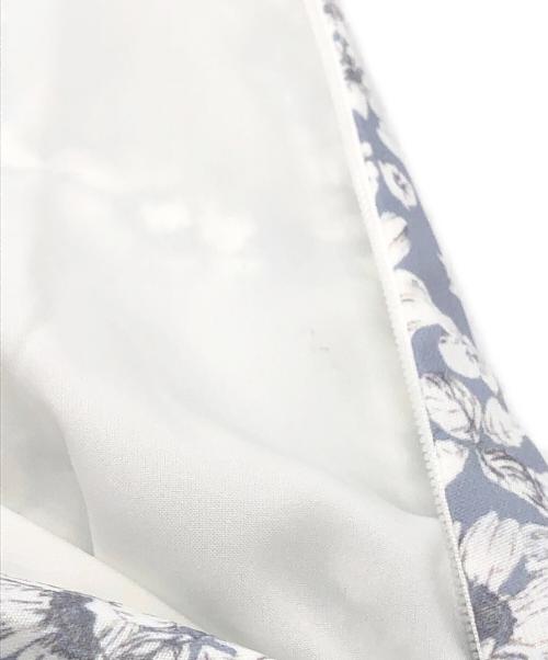 HER LIP TO（ハーリップトゥ）Her lip to (ハーリップトゥ) Lace Trimmed Floral Dress ブルー サイズ:Mの古着・服飾アイテム