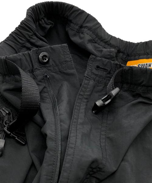 GRIP SWANY（グリップスワニー）GRIP SWANY (グリップスワニー) STABRIDGE (スタブリッジ) tec short pants ブラック サイズ:Lの古着・服飾アイテム