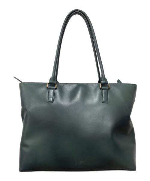 MOTHERHOUSE（マザーハウス）MOTHERHOUSE (マザーハウス) アンティークスリムトート グリーン サイズ:下記参照の古着・服飾アイテム