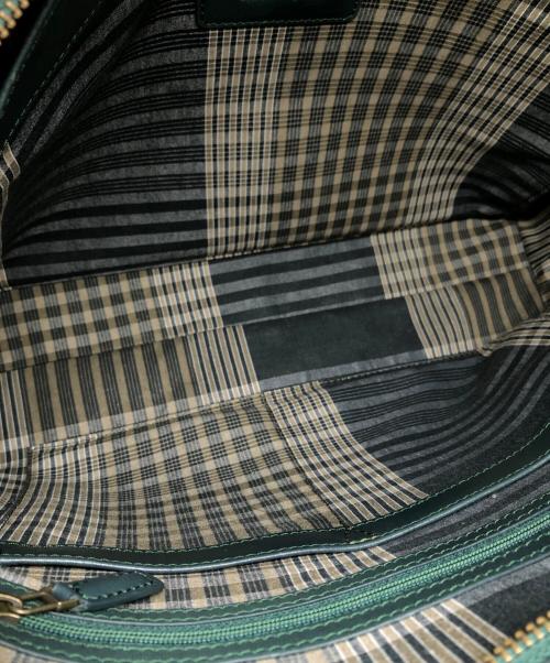 MOTHERHOUSE（マザーハウス）MOTHERHOUSE (マザーハウス) アンティークスリムトート グリーン サイズ:下記参照の古着・服飾アイテム