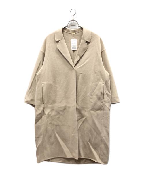MUSE de Deuxieme Classe（ミューズ ドゥーズィエム クラス）MUSE de Deuxieme Classe (ミューズ ドゥーズィエム クラス) ウールアンゴラリバーコート ベージュ サイズ:F 未使用品の古着・服飾アイテム