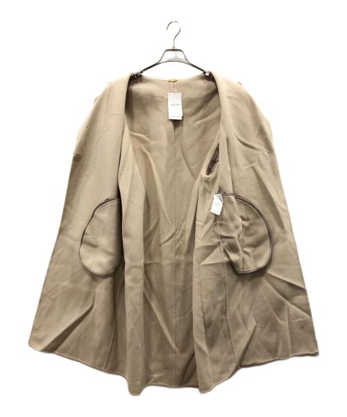 MUSE de Deuxieme Classe（ミューズ ドゥーズィエム クラス）MUSE de Deuxieme Classe (ミューズ ドゥーズィエム クラス) ウールアンゴラリバーコート ベージュ サイズ:F 未使用品の古着・服飾アイテム