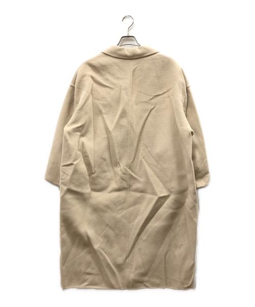 MUSE de Deuxieme Classe（ミューズ ドゥーズィエム クラス）MUSE de Deuxieme Classe (ミューズ ドゥーズィエム クラス) ウールアンゴラリバーコート ベージュ サイズ:F 未使用品の古着・服飾アイテム