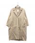 MUSE de Deuxieme Classe（ミューズ ドゥーズィエム クラス）の古着「ウールアンゴラリバーコート」｜ベージュ