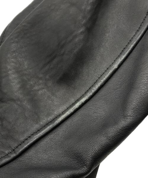 BEAUTY&YOUTH（ビューティーアンドユース）BEAUTY&YOUTH (ビューティーアンドユース) レザージャケット ブラック サイズ:Sの古着・服飾アイテム