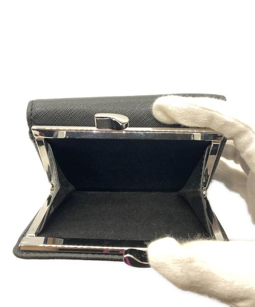 Vivienne Westwood（ヴィヴィアンウエストウッド）Vivienne Westwood (ヴィヴィアンウエストウッド) DIAMANTE ORB HEART WALLET ブラックの古着・服飾アイテム