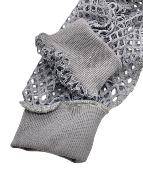 REFLEM（レフレム）REFLEM (レフレム) うさ耳メッシュジップアップパーカー グレー サイズ:不明の古着・服飾アイテム