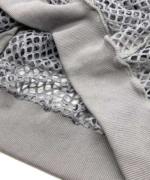 REFLEM（レフレム）REFLEM (レフレム) うさ耳メッシュジップアップパーカー グレー サイズ:不明の古着・服飾アイテム