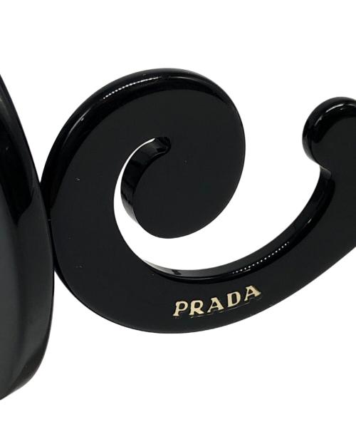 PRADA（プラダ）PRADA (プラダ) ミニマル バロックシリーズ サングラス ブラック サイズ:55□22の古着・服飾アイテム