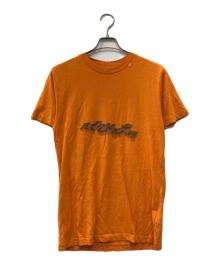 OFFWHITE（オフホワイト）の古着「プリントTシャツ」｜オレンジ