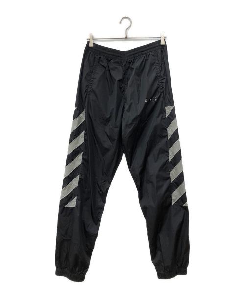OFFWHITE（オフホワイト）OFFWHITE (オフホワイト) DIAGONALS TRACK Trousers ブラック サイズ:Lの古着・服飾アイテム