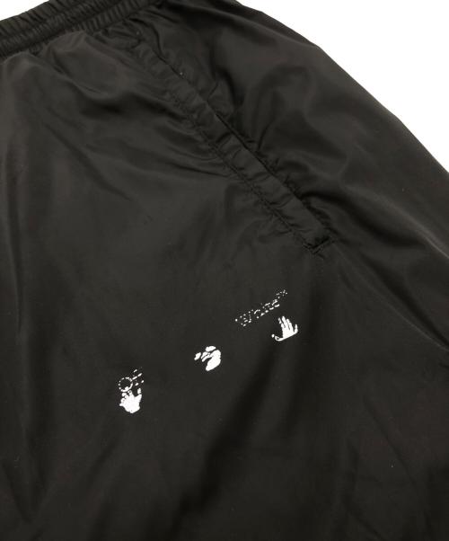 OFFWHITE（オフホワイト）OFFWHITE (オフホワイト) DIAGONALS TRACK Trousers ブラック サイズ:Lの古着・服飾アイテム