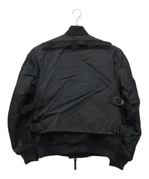 BURBERRY LONDON（バーバリーロンドン）BURBERRY LONDON (バーバリーロンドン) ドッキングナイロンブルゾン ブラック サイズ:46の古着・服飾アイテム