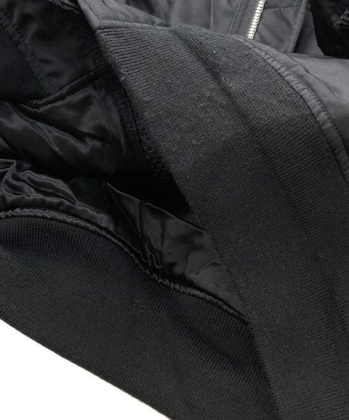 BURBERRY LONDON（バーバリーロンドン）BURBERRY LONDON (バーバリーロンドン) ドッキングナイロンブルゾン ブラック サイズ:46の古着・服飾アイテム