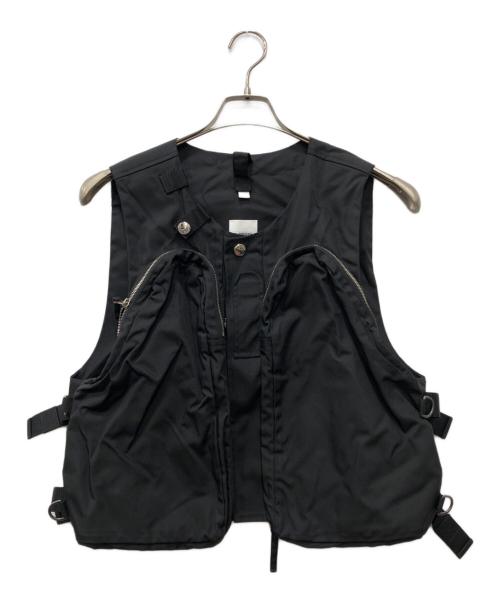 BURBERRY LONDON（バーバリーロンドン）BURBERRY LONDON (バーバリーロンドン) ドッキングナイロンブルゾン ブラック サイズ:46の古着・服飾アイテム