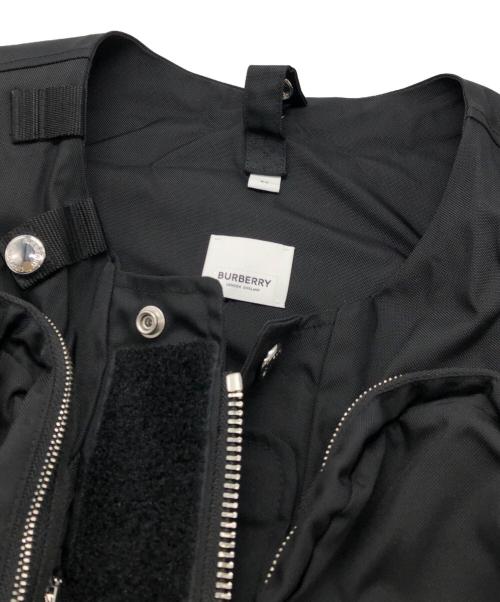 BURBERRY LONDON（バーバリーロンドン）BURBERRY LONDON (バーバリーロンドン) ドッキングナイロンブルゾン ブラック サイズ:46の古着・服飾アイテム