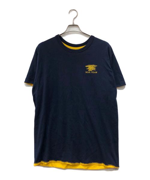 Champion（チャンピオン）Champion (チャンピオン) 80’sSEAL TEAM両面Tシャツ ネイビー サイズ:XLの古着・服飾アイテム