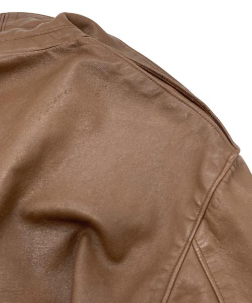 Willis&Geiger（ウィルスガイガー）Willis&Geiger (ウィルスガイガー) A-2レザージャケット ブラウン サイズ:Lの古着・服飾アイテム