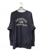 CIOTAシオタ）の古着「スビンコットン 30/10裏毛 長袖スウェットシャツ」｜ネイビー