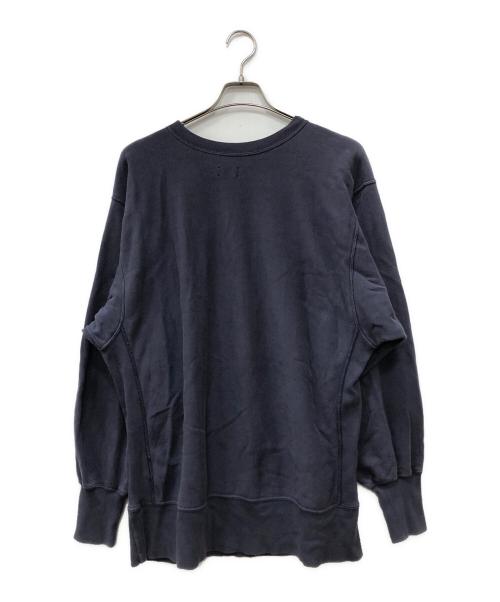 CIOTA（シオタ）CIOTA (シオタ) スビンコットン 30/10裏毛 長袖スウェットシャツ ネイビー サイズ:6の古着・服飾アイテム