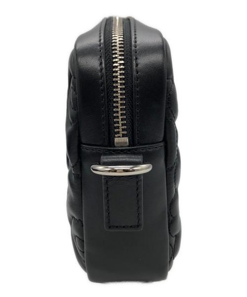 marimekko（マリメッコ）marimekko (マリメッコ) フラワーショルダーバッグ ブラックの古着・服飾アイテム