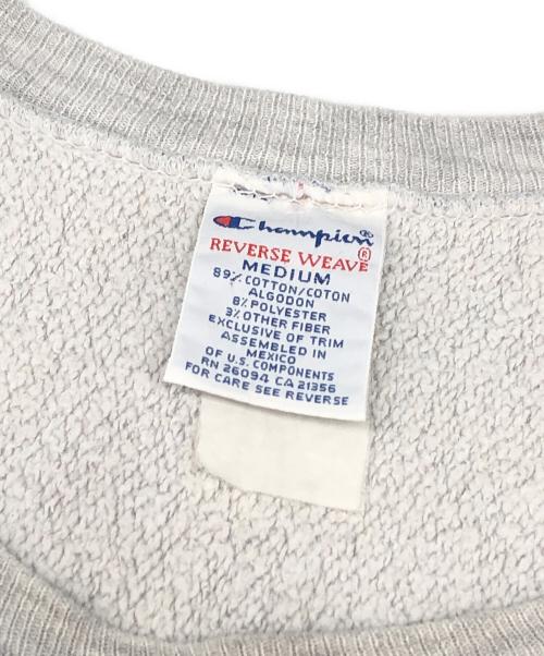 Champion REVERSE WEAVE（チャンピオン リバース ウィーブ）Champion REVERSE WEAVE (チャンピオン リバース ウィーブ) クルーネックスウェット グレー サイズ:Mの古着・服飾アイテム