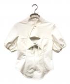 TELOPLANテーロプラン）の古着「Amadour China Top」｜ホワイト