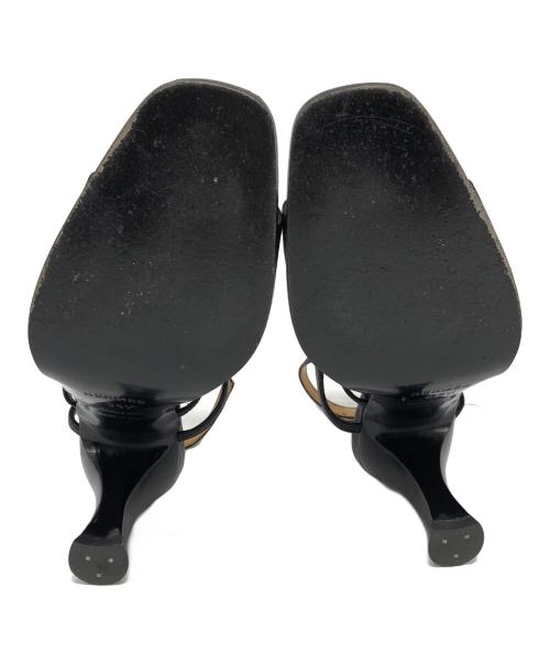 HERMES（エルメス）HERMES (エルメス) ストラップサンダル ブラック サイズ:35 1/2の古着・服飾アイテム