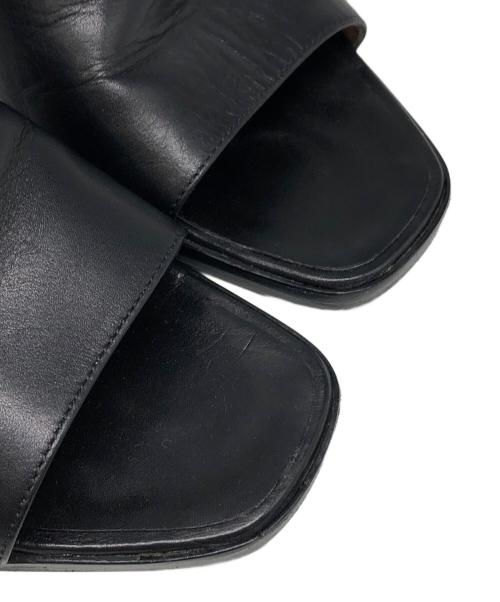 HERMES（エルメス）HERMES (エルメス) ストラップサンダル ブラック サイズ:35 1/2の古着・服飾アイテム