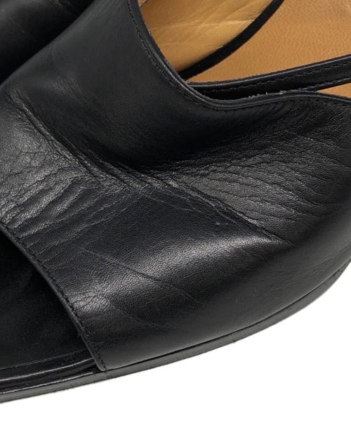 HERMES（エルメス）HERMES (エルメス) ストラップサンダル ブラック サイズ:35 1/2の古着・服飾アイテム