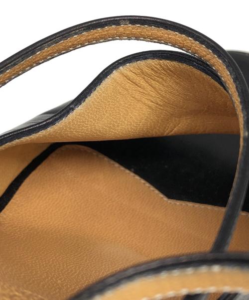 HERMES（エルメス）HERMES (エルメス) ストラップサンダル ブラック サイズ:35 1/2の古着・服飾アイテム