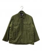 THE NORTHFACE PURPLELABELザ・ノースフェイス パープルレーベル）の古着「Moleskin Insulation C.P.O Jacket」｜グリーン