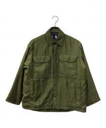 THE NORTHFACE PURPLELABEL（ザ・ノースフェイス パープルレーベル）の古着「Moleskin Insulation C.P.O Jacket」｜グリーン